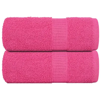Gossi prosoape de baie, frogn, 2 buc., roz, 30x30 cm, 360 g/m2