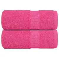 Gossi prosoape de baie, frogn, 2 buc., roz, 30x30 cm, 360 g/m2