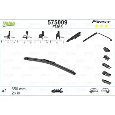 Lamela stergator VALEO 575009
