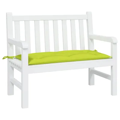 vidaXL Pernă bancă de grădină verde aprins, 100x50x7 cm, textil oxford