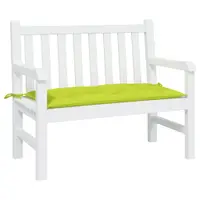 vidaXL Pernă bancă de grădină verde aprins, 100x50x7 cm, textil oxford