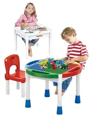 Masa de transformare 3 in 1 Raya Toys - Cu două scaune