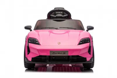 Masinuta electrica copii Porsche Taycan Turbo S Pink cu licenta,telecomanda 2.4 G,acumulator 12V,deschidere usi,faruri cu led,pornire la buton,centura de siguranta,slow start