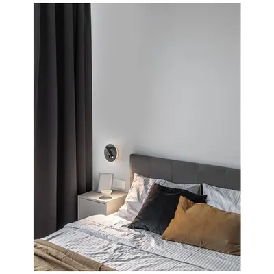 Plafoniera PENOR Nisipiu Negru Otel & Aluminiu Acrylic Intrerupator On/Off LED Cree 9 Wat 230 Volt 780Lm 3000K IP20