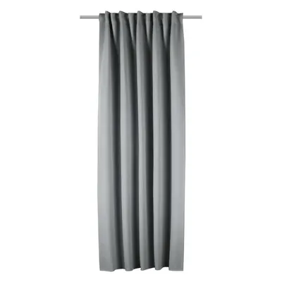Draperie gri închis termoizolantă, dimout (semi-opacă) 135x245 cm – Sehlbach
