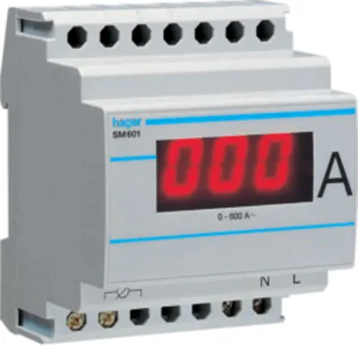 Ampermetru digital, măsură indirectă 600A