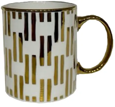 Pahar Maison - Goldie 2, New Bone China, 330 ml