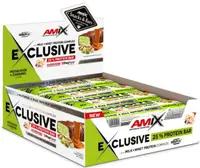 Exclusive Protein Bar, caramel și fistic, 12 buc, Amix