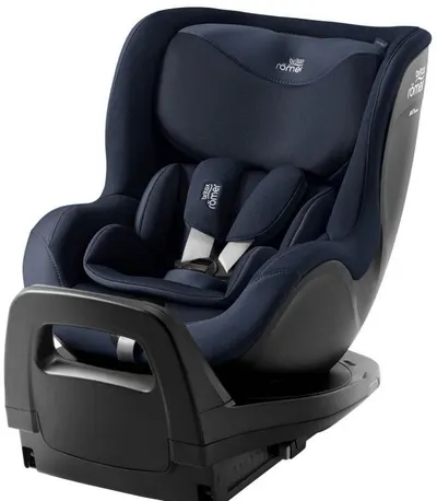 Scaun auto Britax Romer - Dualfix Pro M, i-Size, 61-105 cm, Night Blue Style