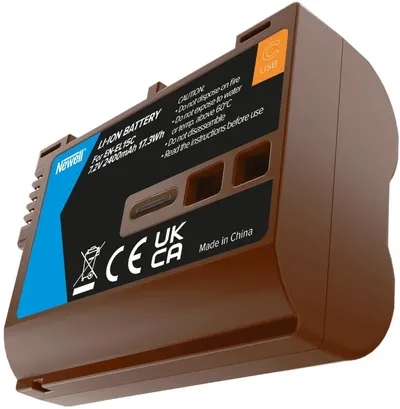 Baterie Newell - EN-EL15C USB-C, substitui la Nikon EN-EL15C, maro