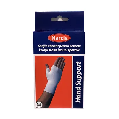 Manseta cu deget elastica marimea M, 1 bucata, Narcis