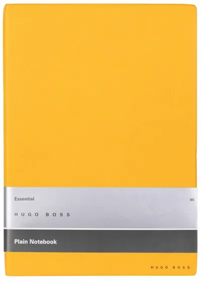 Caiet Hugo Boss Essential Storyline - B5, foi albe, galben