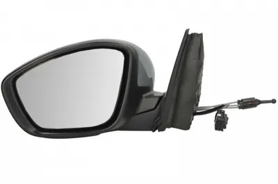 Oglinda laterala stanga (mecanica, convex, grunduit, cu semnalizator) potrivit OPEL CORSA F; PEUGEOT 208 II 05.19