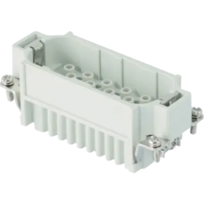Contector industrial Tata - 77X27 - 40P + E 10A 250V / 4kV / 3 - CRIMP CONNECTION - GRI