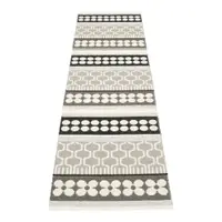 Covor tip traversă pentru interior și exterior gri/crem 70x270 cm Asta Warm Grey – Pappelina