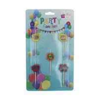 Set 5 lumânări party texte boom