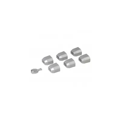 Set of 6 locking caps pentru C13 standard outlet + 1 key - pentru PDU LCS³