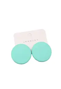 Cercei rotunzi 4387 - Verde menta