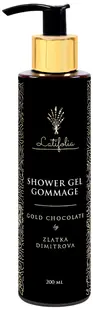 Latifolia Gel de duș exfoliant Gold Chocolate by Zlatka Dimitrova, 200 ml