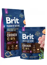 Brit Premium By Nature Adult S - 1-kg