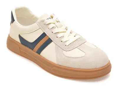 Pantofi sport GRYXX albi, T61895, din piele naturala