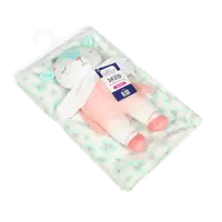 Set paturica Carol Baby Blanket si jucarie de plus Goat 02