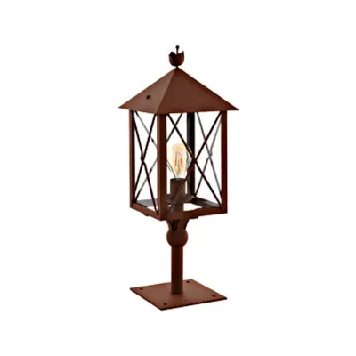 Pedestal luminaire Gaudesi 60W brown-antik IP44