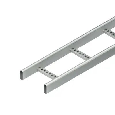 Scara de cablu realizata din bare profilate tubulare ovale, inchise si profile C sudate, deschise in jos, perforate KRC 60.325 F
