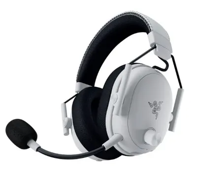 Căști de gaming Razer – BlackShark V3 X Hyperspeed, PC/PS4/PS5, wireless, albe