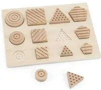 Puzzle senzorial din lemn Andreu toys - Forme