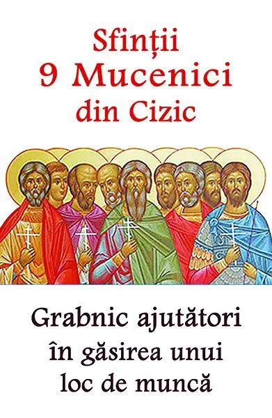 Sfinţii 9 Mucenici din Cizic - Paperback brosat - ***