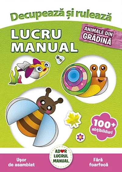Lucru manual - Animale din grădină - Paperback - Agnieszka Niedzwiadek
