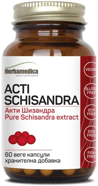 Acti Schisandra, 60 capsule vege, Herbamedica