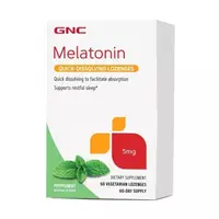 GNC Melatonina 5 mg cu Aroma de Menta – 60 Tablete