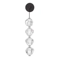 Aplică de perete negru-mat LED din metal Ifos – Nova Luce