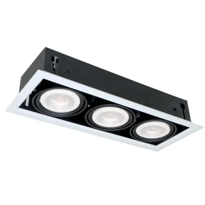 Proiector cu Led Quad312 12w 3xe27 2700k Gri Inchis