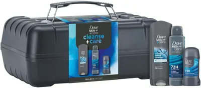 Dove Men+Care Set Cleanse+Care, cu trusă de scule, 3 piese