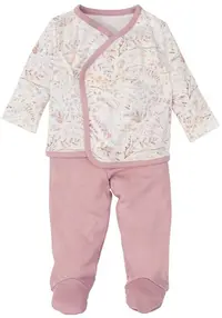 Set pentru bebeluși Bimbidreams - Niza, 0-1 luni, alb/liliachiu