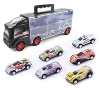 Set de joaca Ocie - Transportor Container Truck cu 6 masinute
