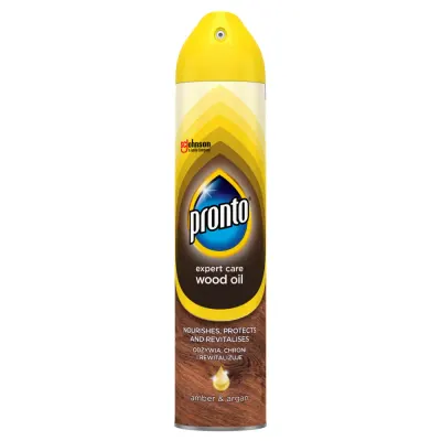 Pronto Spray pentru lustruit mobila 250 ml Amber & Argan