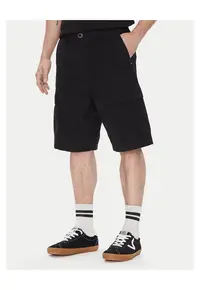 Pantaloni scurti barbati negru - tesatura