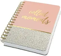 Caiet cu coperta tare Sigel Jolie format A5 - Sweet Dots, cu spirală