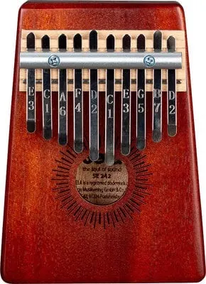 Kalimba Sela - 10 Mahogany, roșu