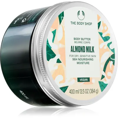 The Body Shop Almond Milk Body Butter unt pentru corp cu efect de nutritiv 400 ml