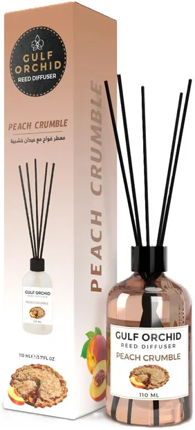 Odorizant cu bețișoare Gulf Orchid - Peach Crumbel, 110 ml