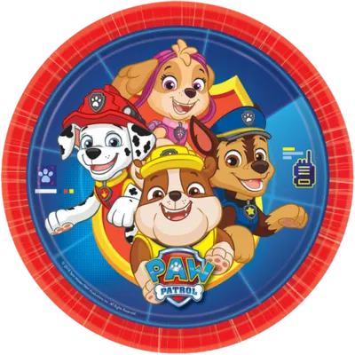 Farfurii petrecere paw patrol 23 cm