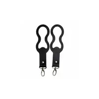 Set 2 clesti din silicon pentru carucior, Petite&Mars, Universali, Negru