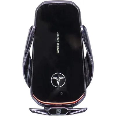 Suport Auto pentru Telefon, Incarcare Wireless, 15W, Negru, Inaltime 13 cm