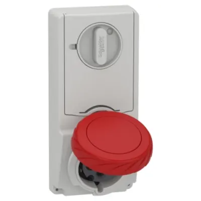 Priza interblocata Unika, 32 A, 3P + E, 380, 415 V AC, IP65, panou