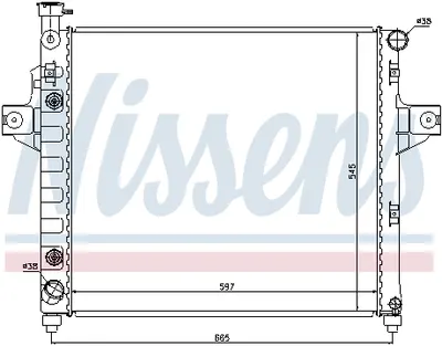 Radiator apa racire motor (transmisie automata manuala) JEEP GRAND CHEROKEE II 4.0 intre 1999-2005